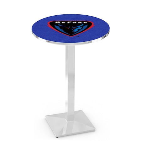Holland Bar Stool Co 36" Chrome DePaul Pub Table L217C3628DePaul